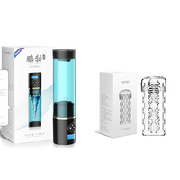 Copa de Ejercicio para Pene en Forma de Avión, Totalmente Automática, Tipo Baño de Agua, Juguete Sexual Masculino para Masturbación