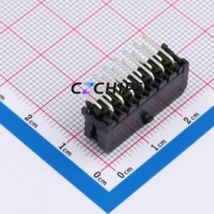 XDWF-C3030WR-2*7P Wire-to-Board Pin Header Bent Lead Through Hole,P=3mm Connector 2x7P 3mm Right Angle Insert 14P - Product Image 2