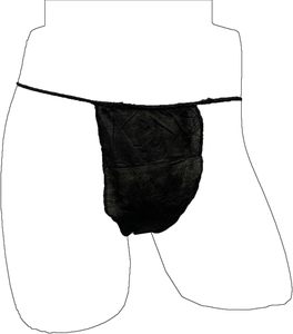 Culotte <span class=keywords><strong>string</strong></span> jetable non tissée taille mi-haute pour <span class=keywords><strong>femme</strong></span> SPA Beauty - Product Image 2
