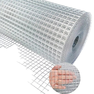 Malla de Alambre de Hierro Galvanizado de Calibre 19 a Precio de Fábrica, Rollo de Malla para Jaulas de Conejos y Aves, Panel de Malla de Alambre de Hierro Soldado de 1/2 Pulgada - Product Image 1