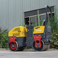 Fabricant prix d'usine compacteur à rouleaux compresseurs vibrants hydrauliques diesel de 1.5 tonnes HT-1500 le système Huade de moteur Changfa