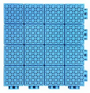พื้นสนามกีฬาแบบประกอบเองสำหรับบาสเกตบอล/เทนนิส ทำจากพลาสติกแบบประกบติดตั้งภายนอกอาคาร - Product Image 2