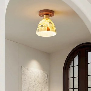 Lumière <span class=keywords><strong>de</strong></span> couloir <span class=keywords><strong>de</strong></span> style chinois, bois <span class=keywords><strong>de</strong></span> noyer noir, bois nordique, entrée, hall d'entrée, chambre à coucher, balcon, plafond - Product Image 3