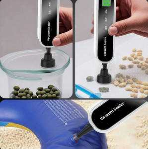 Mini Sellador al Vacío Eléctrico de 120W con Indicador LED, Dispositivo Semiautomático para la Conservación de Alimentos en el Hogar - Product Image 2