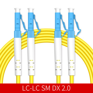 Cordon de brassage <span class=keywords><strong>fibre</strong></span> optique LC/UPC-LC Duplex Monomode 2.0 Pigtail <span class=keywords><strong>Fibre</strong></span> Optique 9/125um <span class=keywords><strong>OS2</strong></span> 2 Cœurs Personnalisé 1 3 5 10m - Product Image 2