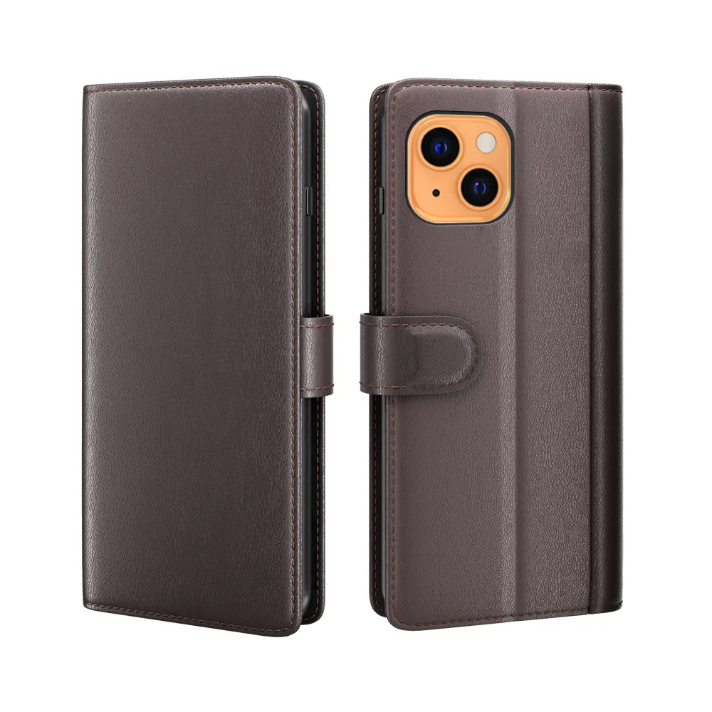 gentleman business flip kickstand card slot wallet cellphone cover pu leather phone case for iphone 13 pro max