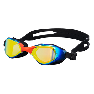 Innovative Design Skin-friendly Silicone Professional Competition <b>Swimming</b> Goggles with Colorful UV Protective Lenses - Product Image 1