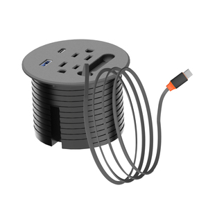 สายไฟมีช่องเสียบสายไฟแบบยืดหดได้ชนิด C พร้อมช่องเสียบ USB เหมาะสำหรับโทรศัพท์มือถือ - Product Image 6