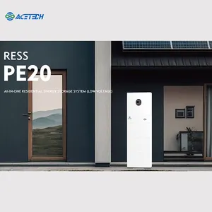 Bateria de sistema de armazenamento de energia solar, sistema de energia tudo em um personalizado com bateria inteligente Bms Lifepo4 5Kwh 6.6Kwh 13.2Kwh