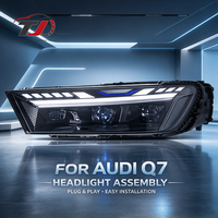 Pour Audi Q7 Phares 2016-2019 : Ensemble de phares LED amélioré 2025 avec feux de jour (DRL) et clignotants séquentiels