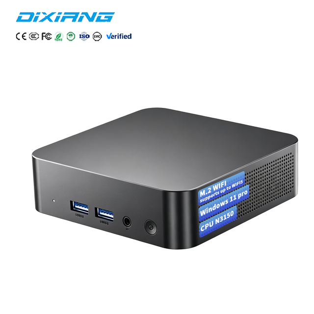 New Low Power Quad Core Intel N3150 Mini PC 8GB 16GB DDR3 RAM SSD Storage Silent for Business Use Home Office