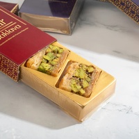 Ensemble de boîtes de présentation carrées pour sucreries Emballage de biscuits personnalisé et durable Boîte de baklava vide vente en gros