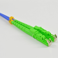 Kabel Patch Fiber Optik Multi Mode Orange LSZH 3.0 SM9/125 OS2 E2000/APC DX untuk Jaringan FTTH/IP Panjang 1m-3km Transmisi 0-3km
