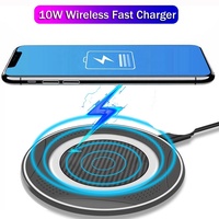 Support de chargeur sans fil portable double 10W/15W à charge rapide, station d'accueil 3-en-1 avec protection OTP, sortie PD 3.0 5V/2A 9V/2A pour téléphone portable CE/FCC
