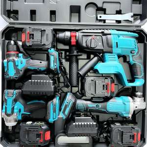 Big Discount Hot Sale für MKT Combo Elektro werkzeuge 4 Kits Werkzeugs atz 18V 20V 21V <span class=keywords><strong>Volt</strong></span> Akku-Bohrer Batterie DIY Heimgebrauch - Product Image 2