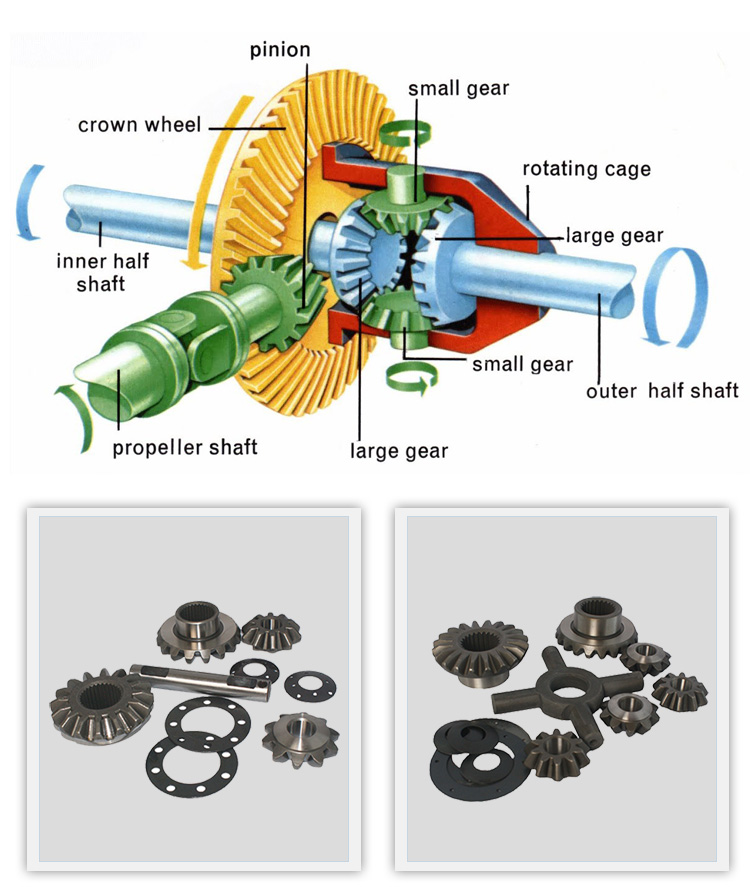 XJX 41331-35011 Differential Side Gear Spider Gear for Toyota Land