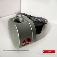 Medidor de Flujo SHY con Sensor Transmisor para Combustible Diésel y Aceite de Alta Viscosidad, Precisión del 0.2%, Acero Inoxidable, Aleación de Aluminio, RS485/232