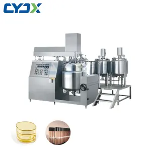CYJX सबसे अच्छा बेच 50L वैक्यूम homogenizing पायसीकारकों गुआंगज़ौ कारखाने स्टेनलेस स्टील अनुकूलित क्रीम मिक्सर
