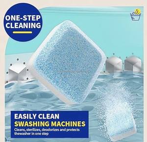 เม็ดทำความสะอาดเครื่องซักผ้าแบบล้างลึก เป็นมิตรต่อสิ่งแวดล้อม เพื่อการดูแลเครื่องซักผ้าของคุณ - Product Image 5