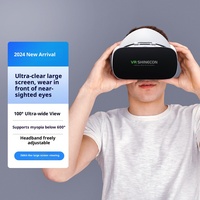 Écran virtuel polarisé VR 50-80 pouces, lunettes VR, films pour téléphone portable, jeux 3D numériques