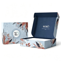 Boîtes en carton ondulé pliables de luxe personnalisées de haute qualité avec logo, imperméables, pelliculage mat, diverses couleurs pour l'expédition et l'envoi postal