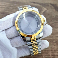 Boîtier de montre de plongée en acier inoxydable 316l de haute précision de 40 mm, étanche, mouvement 8215, bracelet et boîtier de montre modifiés
