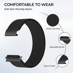 酷炫带5.0/毫克尼龙弹性腕带透气替换二头肌带兼容酷炫带4.0 - Product Image 2