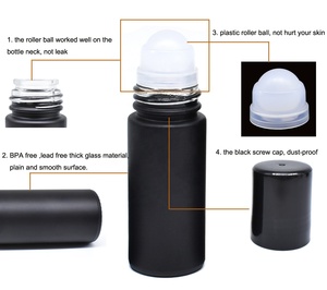 Botellas recargables de <span class=keywords><strong>desodorante</strong></span> <span class=keywords><strong>Roll</strong></span>-<span class=keywords><strong>On</strong></span> de vidrio de 30ml y 50ml para <span class=keywords><strong>desodorante</strong></span> natural <span class=keywords><strong>casero</strong></span> - Product Image 5