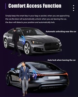 Producto caliente Pantalla táctil universal Llave automática inteligente para Audi Car Smart Key LED Sistema de entrada sin llave