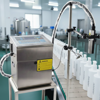 Impresora de inyección de tinta CIJ automática popular para caracteres pequeños, impresión de fecha, peso, datos y número de lote para envasado de alimentos y bebidas