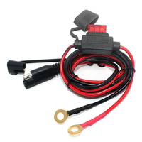 SAE ke O konektor cincin dengan pemegang sekering kabel ekstensi 2 Pin SAE colokan kabel konektor cepat Harness