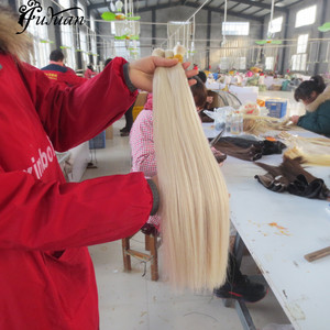 Barato doble dibujado pelo <span class=keywords><strong>a</strong></span> granel de la Virgen cutícula alineada del pelo humano del pelo - Product Image 2