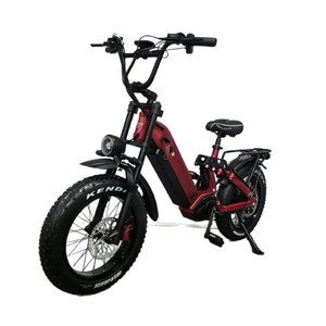 Bicicleta de Montaña con Llantas Gruesas de 20 Pulgadas, Diseño de Suspensión Trasera, Motor en el Buje Trasero, Velocidad Máxima de 25 MPH, Sin Cambios, Modelo Mz-9, Ofrece Estabilidad - Product Image 4