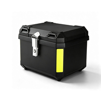 Boîte à bagages arrière pour moto, grande capacité, coffre universel, grande boîte à outils, boîte à bagages pour scooter, détachable, modification