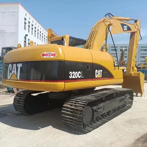 CAT-máquina pesada de 320CL, excavadora hidráulica de oruga, excavadora de Tierra usada, 320CL 320D