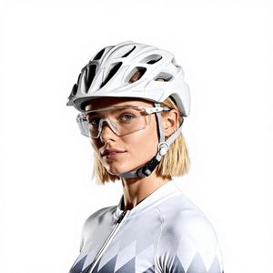 Nouveau <span class=keywords><strong>casque</strong></span> de vélo gris clair pour vélo de route, populaire, PC EPS, pour le cyclisme en plein air, avec visière solaire - Product Image 6