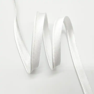 Alta calidad personalizada 1,3 cm-2,0 cm plata TC poliéster reflectante tubería tela tira ribete trenza ajuste coser ropa EN20471 - Product Image 4