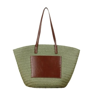 Borsa a Tracolla Intrecciata di Alta Gamma per Donna, Grande Capacità, Ideale per Spiaggia e Vacanze, Portatile ed Elegante - Product Image 1