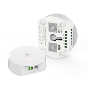ตัวควบคุมไฟ LED CCT แบบ WiFi รองรับแรงดันไฟฟ้า DC12-48V ปรับอุณหภูมิสีขาวได้สองระดับ ควบคุมผ่านแอปและสั่งงานด้วยเสียง สำหรับไฟ LED Strip CCT - Product Image 1