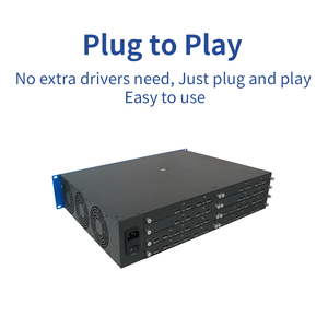 Bộ điều khiển màn hình LCD đa màn hình 8K có thể tùy chỉnh, 4 ngõ vào, 32 ngõ ra, hỗ trợ ghép nối đa màn hình 4x7, 7x4, 3x5, 5x5 cho trình chiếu đa kênh - Product Image 2