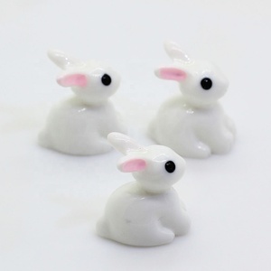 100pcs 3D Mini Coniglio Animale In Miniatura Fata Decorazione del Giardino di Casa di Bambola Terrario Decorazione Ornamento Giocattoli Micro Paesaggio Ornamento - Product Image 2