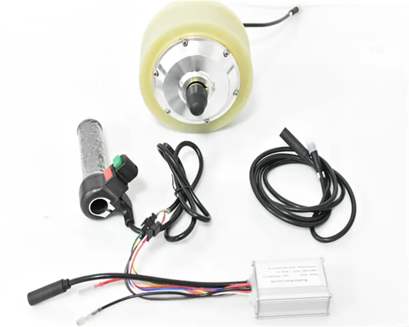 Dapat Disesuaikan Listrik Bermotor Roda Gerobak 24V 250W Brushless Dc Motor Kit untuk Taman Gerobak