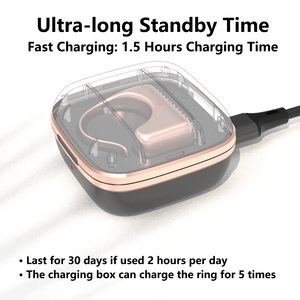 Bague en diamant rose Bague de défilement télécommandée pour Tiktok Video Page Turner Wireless Bluetooth Smart Finger Ring - Product Image 6