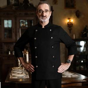 Uniforme de Chef de manga larga Uniformes de trabajo de cocinero Restaurante Hotel bar Cocina Chef - Product Image 4