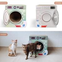 Machine à laver Offre Spéciale maison en forme de chat Scratcher ondulé personnalisé en forme de chat Scratcher House