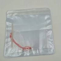 Pochette zippée personnalisée en PVC PE pour bagues, boucles d'oreilles, colliers, lunettes, bijoux, emballage transparent et durable