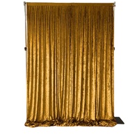 Rideau de fond en velours glacé YILUN 16FT X 5FT pour la décoration de mariage