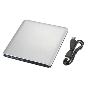 Unidad Óptica Externa Ultradelgada con Grabación de Blu-Ray 4K, Reproductor de DVD USB 3.0, Grabador de <span class=keywords><strong>CD</strong></span>/DVD con Reproducción de Blu-Ray 3D - Product Image 1