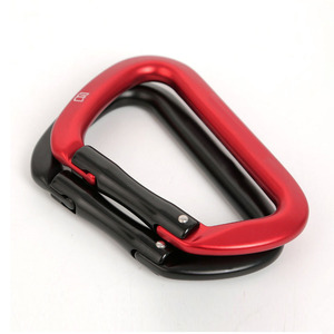 Equipo <span class=keywords><strong>de</strong></span> barranquismo para escalada al aire libre, puerta recta en forma <span class=keywords><strong>de</strong></span> D, hebilla <span class=keywords><strong>de</strong></span> seguridad, gancho <span class=keywords><strong>de</strong></span> bloqueo principal, <span class=keywords><strong>descenso</strong></span> rápido colgante rápido - Product Image 1