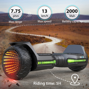 Para GYROOR Mini scooter eléctrico inteligente de dos ruedas con sensor de precio de conectividad Bluetooth carga máxima 100kg Color azul - Product Image 2